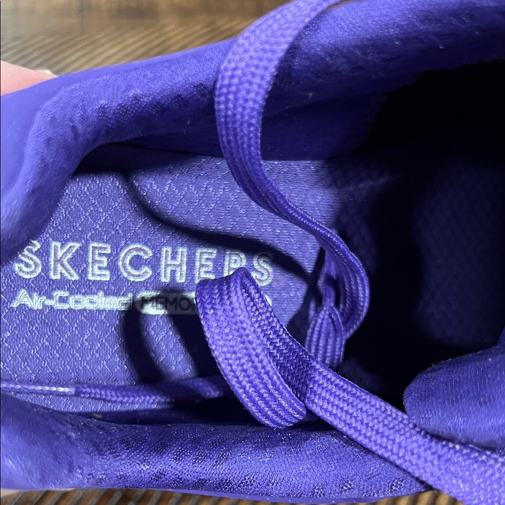 Skechers Vivid Purple Athletic Shoes - Picture 7 of 8